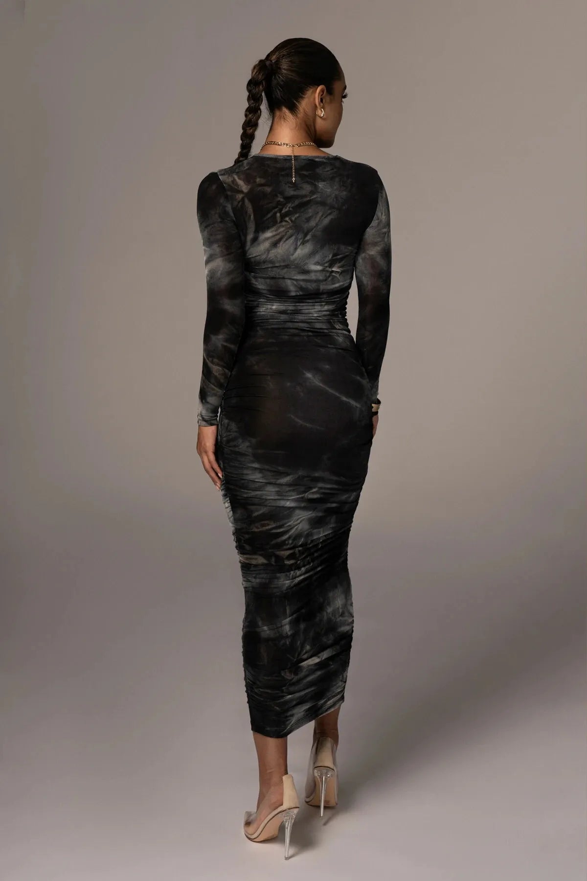 Elegant Casual Printed Maxi Dress for Women