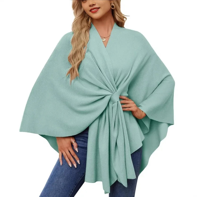 Elegant Soft One-Piece Pure Color Ladies Shawl