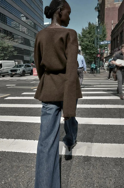 The Elara Belted Cardigan