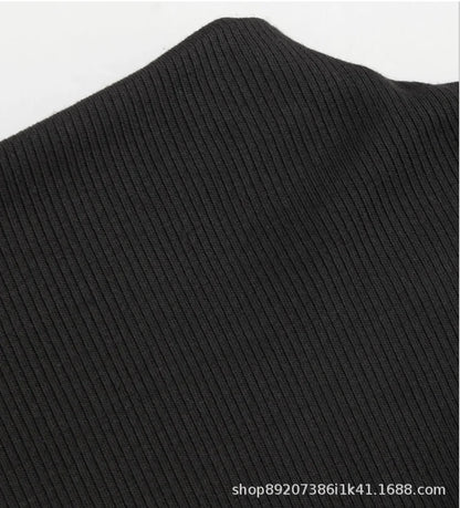 Elegant Spring Patchwork Midi Dress