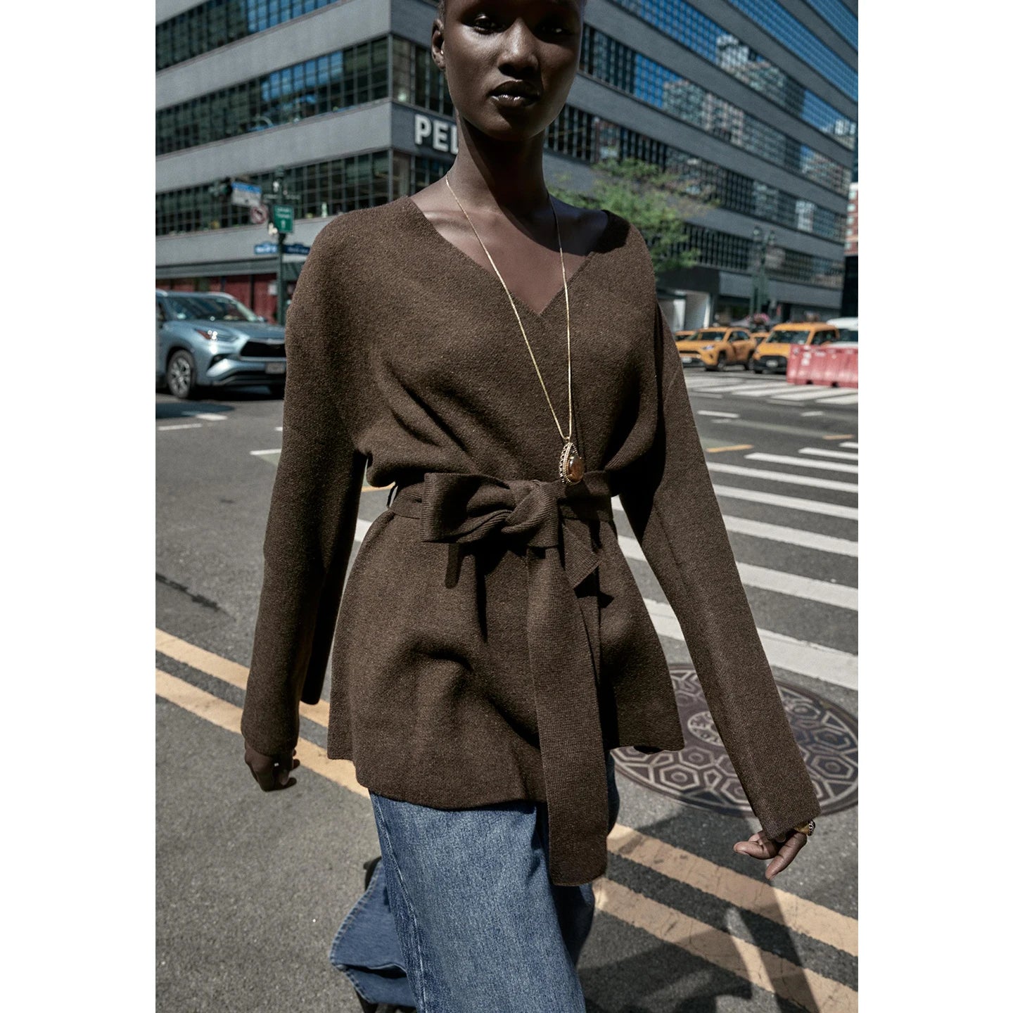 The Elara Belted Cardigan