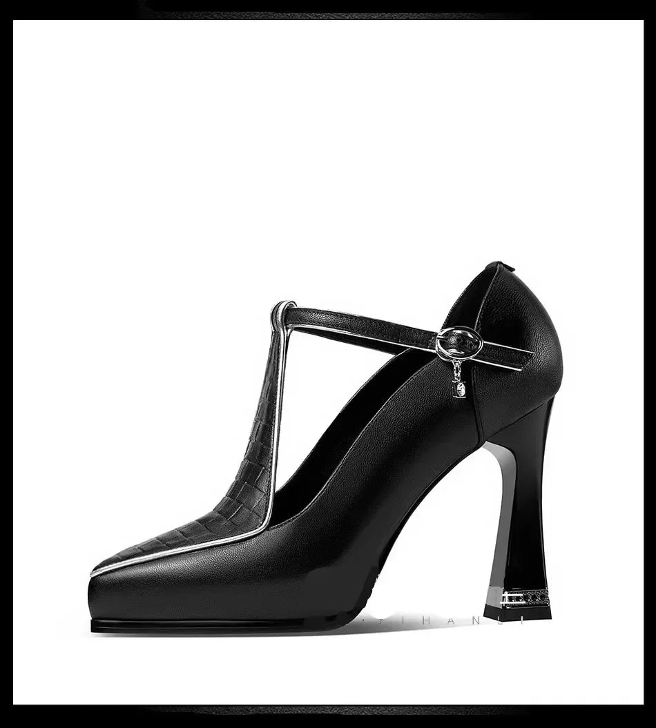 Chic Pointed Toe Platform Heels