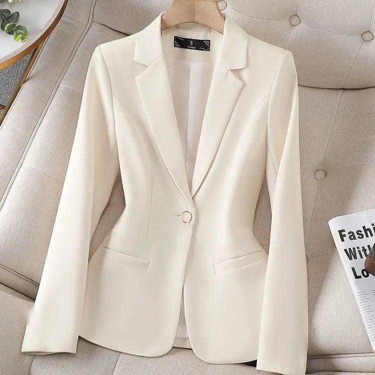 Versatile Spring Small Suit Jacket – Casual Ladies Blazer
