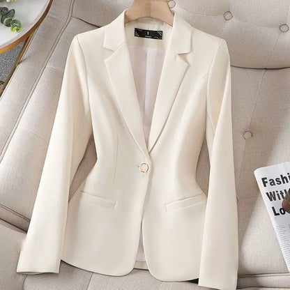 Versatile Spring Small Suit Jacket – Casual Ladies Blazer