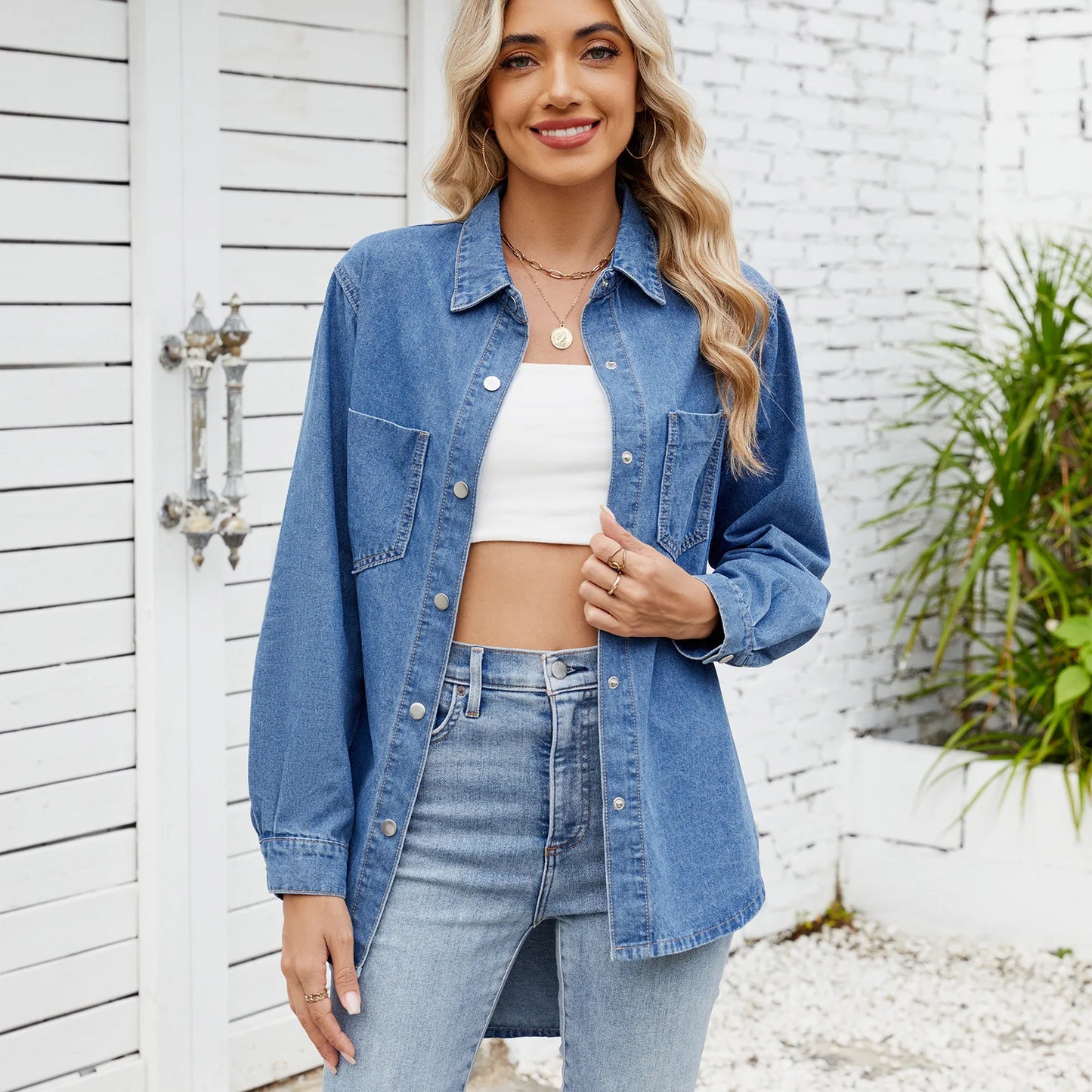 The Ava Denim Overshirt