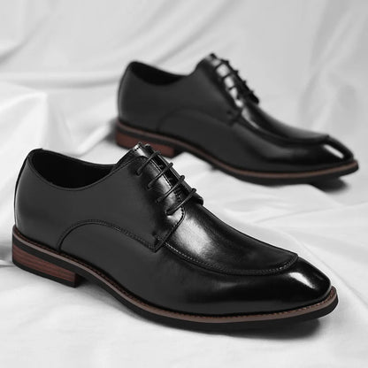 Designer Lace-Up Leather Shoes for Men