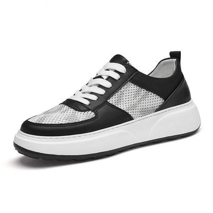 Man Sneakers Hidden Heels Elevator Shoes Breathable Heighten