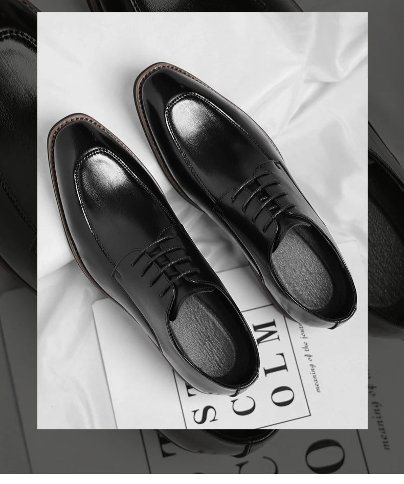 Designer Lace-Up Leather Shoes for Men