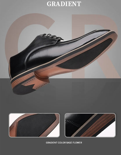 Designer Lace-Up Leather Shoes for Men
