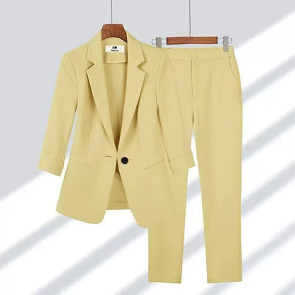 Women’s Two-Piece Slim Suit – Spring/Summer