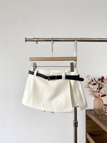 Designer-Style A-Line Skirt Pants