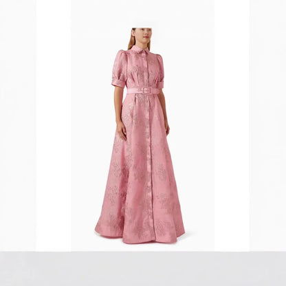 Elegant French Vintage Long Dress