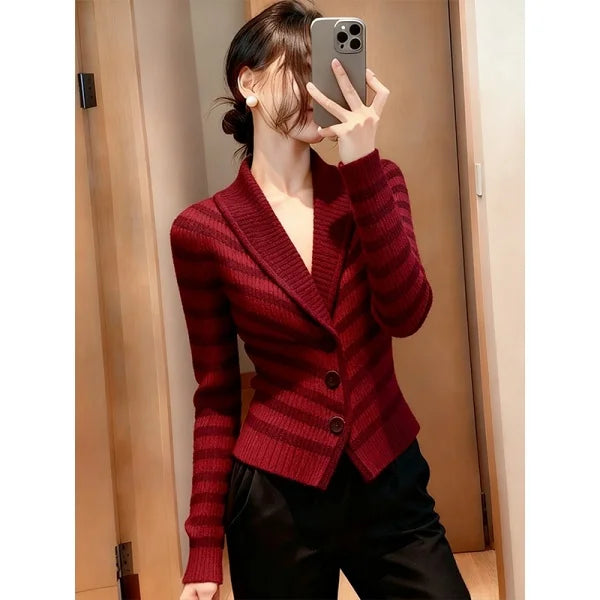 Refined Stripe Knit – premium and polished