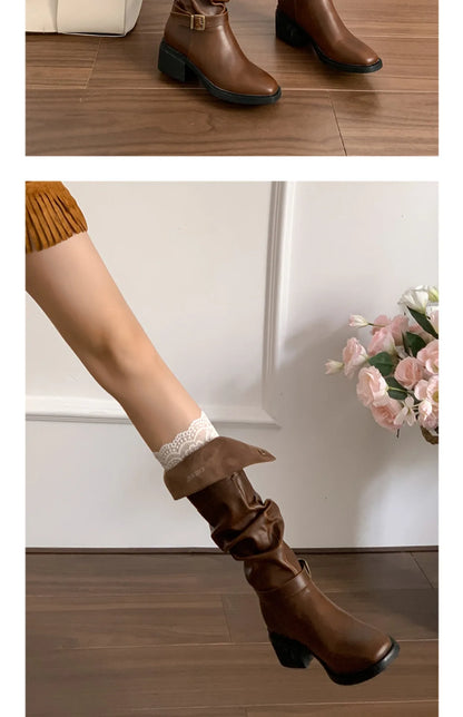 Classic Cowboy Knight Boots