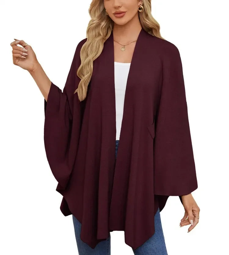 Elegant Soft One-Piece Pure Color Ladies Shawl