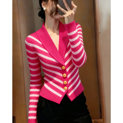 Refined Stripe Knit – premium and polished