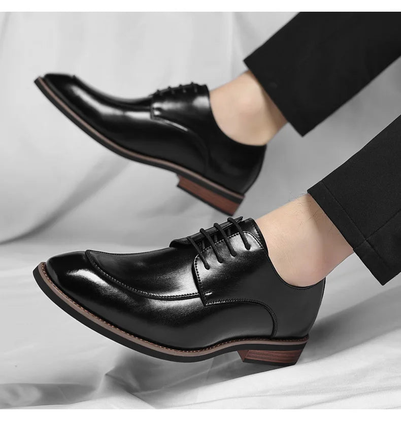 Designer Lace-Up Leather Shoes for Men