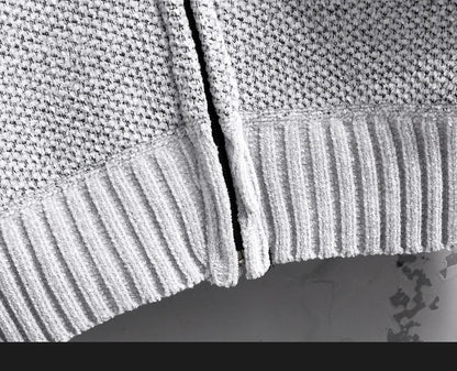 Men's Knitted Cardigan Hooded Jacket