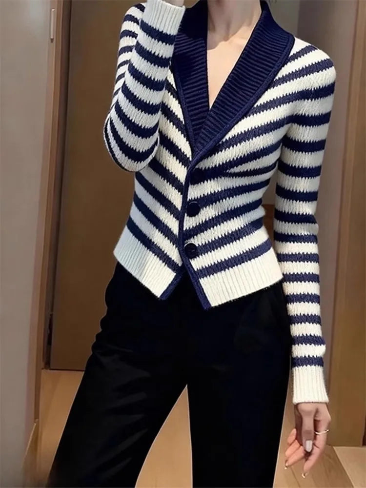 Refined Stripe Knit – premium and polished