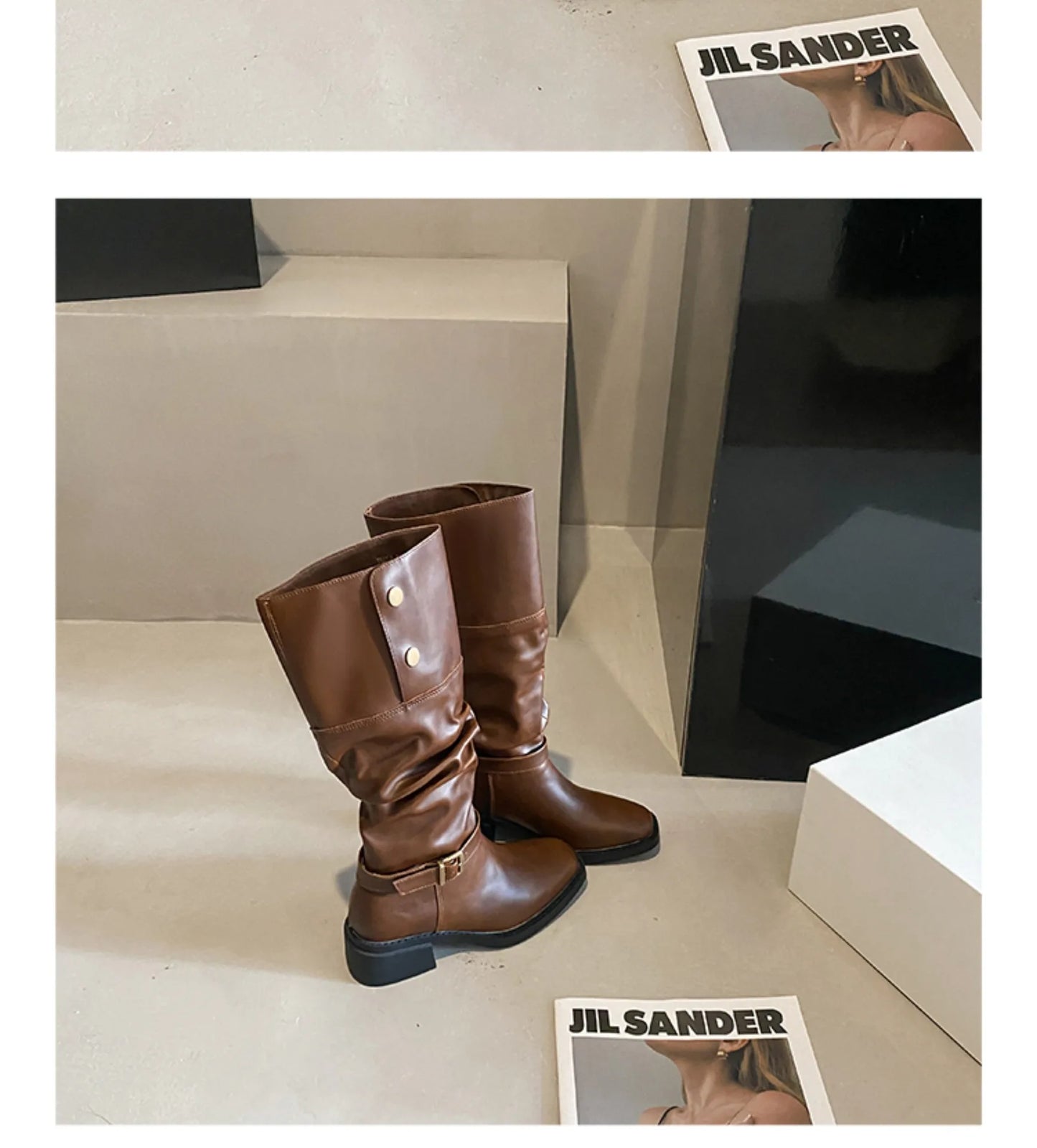 Classic Cowboy Knight Boots