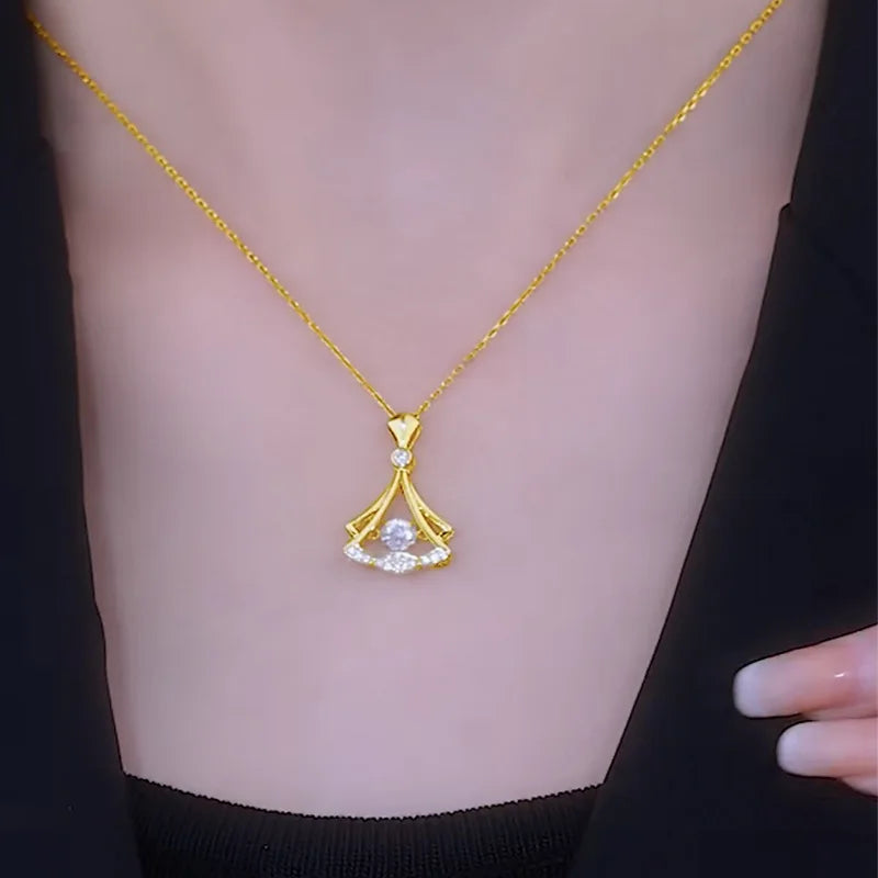 Stainless Steel Necklaces Black Exquisite Minimalist Square Pendant Choker Chains Fashion Necklace For Women Jewelry Party Gifts