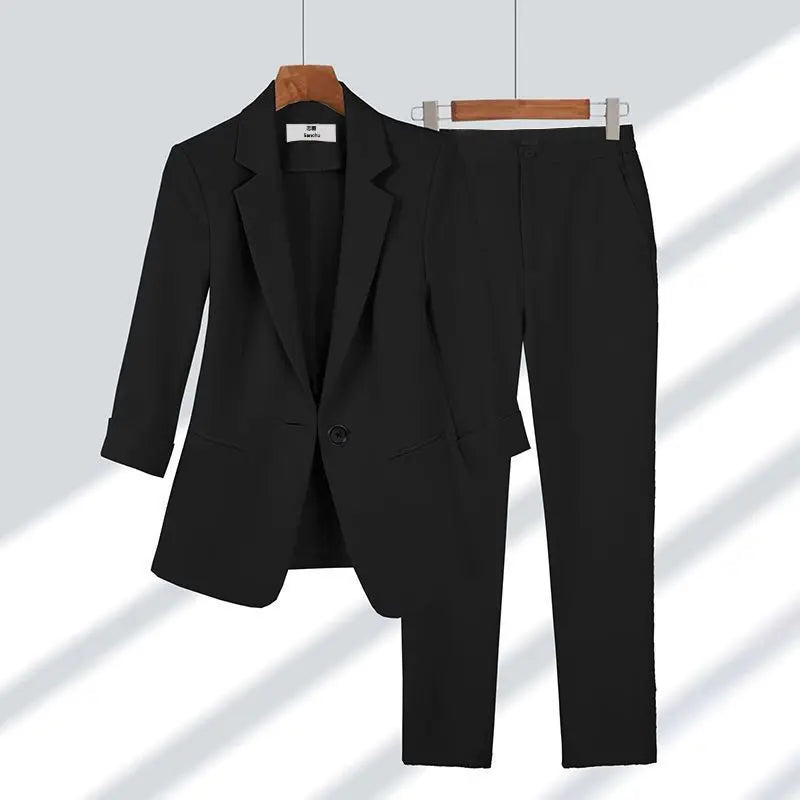 Women’s Two-Piece Slim Suit – Spring/Summer
