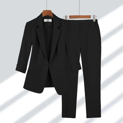 Women’s Two-Piece Slim Suit – Spring/Summer