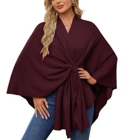 Elegant Soft One-Piece Pure Color Ladies Shawl
