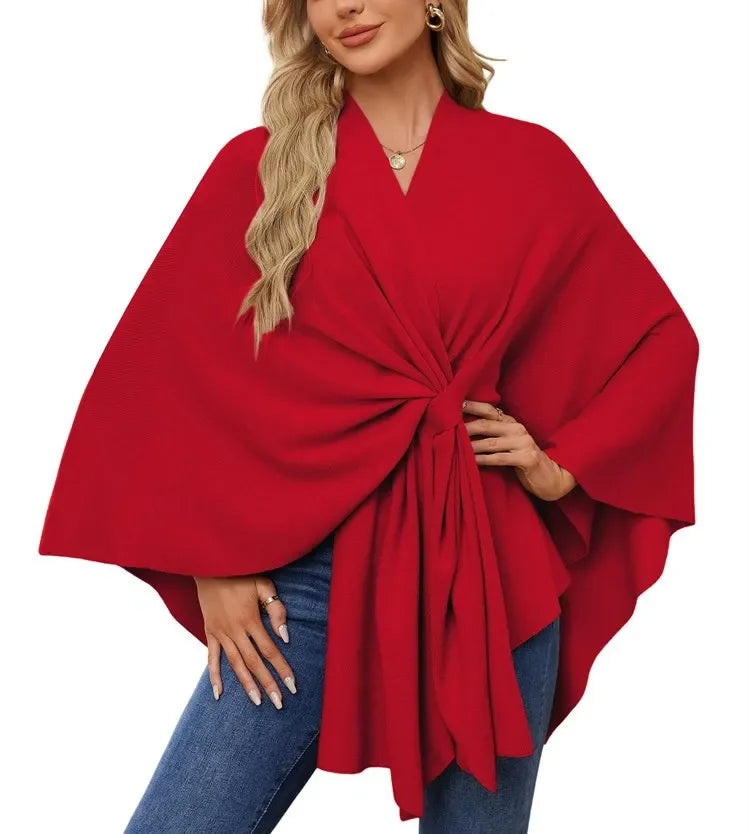 Elegant Soft One-Piece Pure Color Ladies Shawl