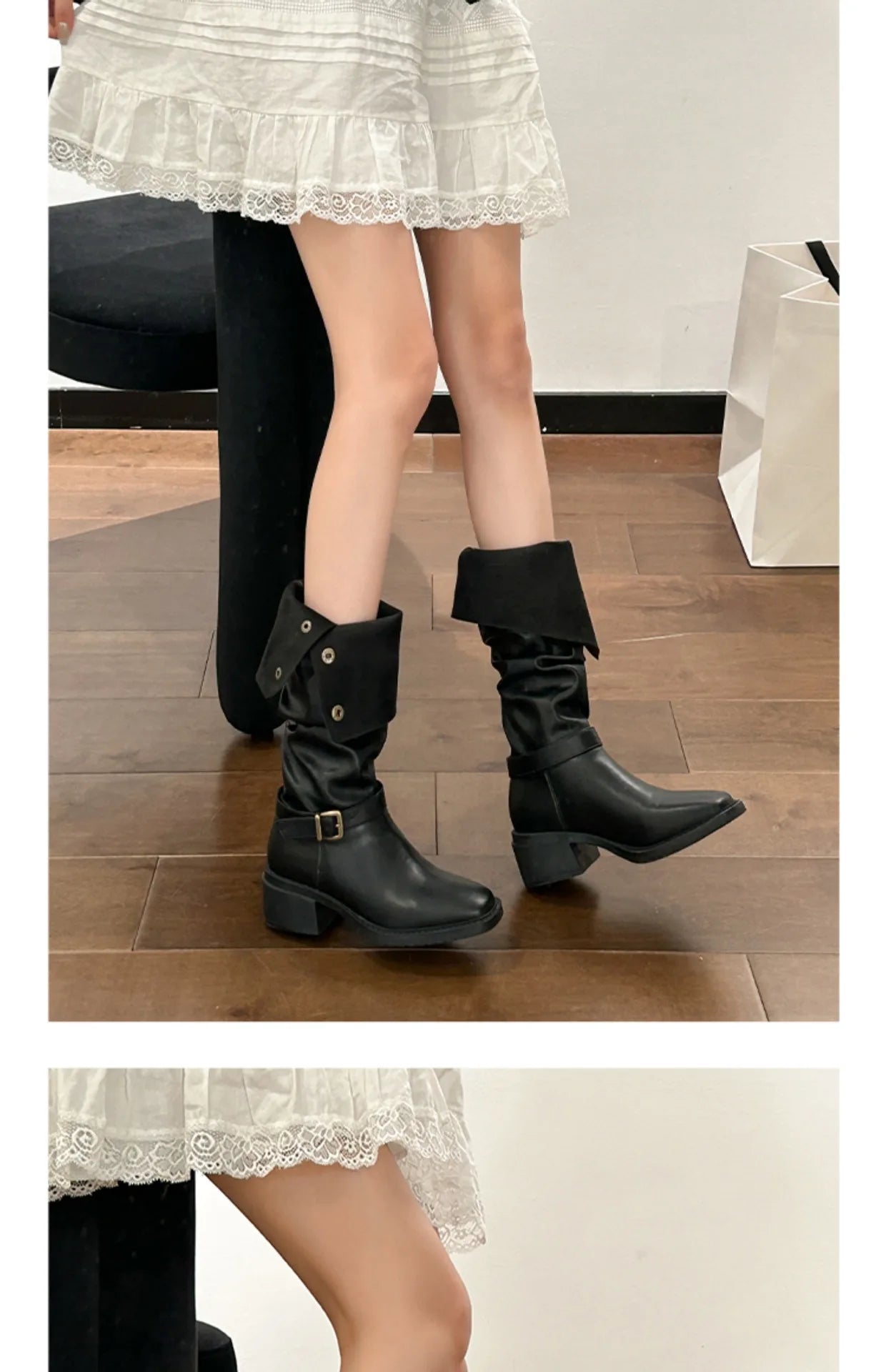 Classic Cowboy Knight Boots