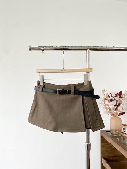 Designer-Style A-Line Skirt Pants