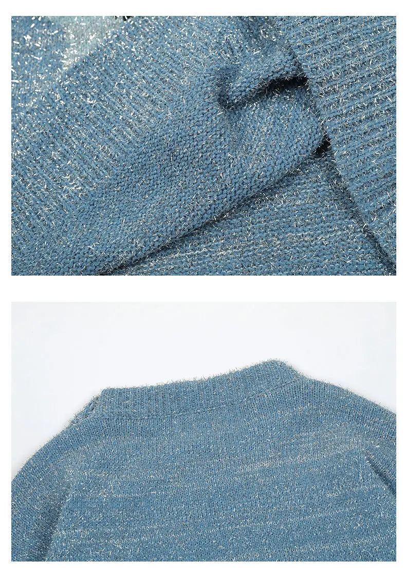 Unisex Mid-Neck Skull Sweatshirt