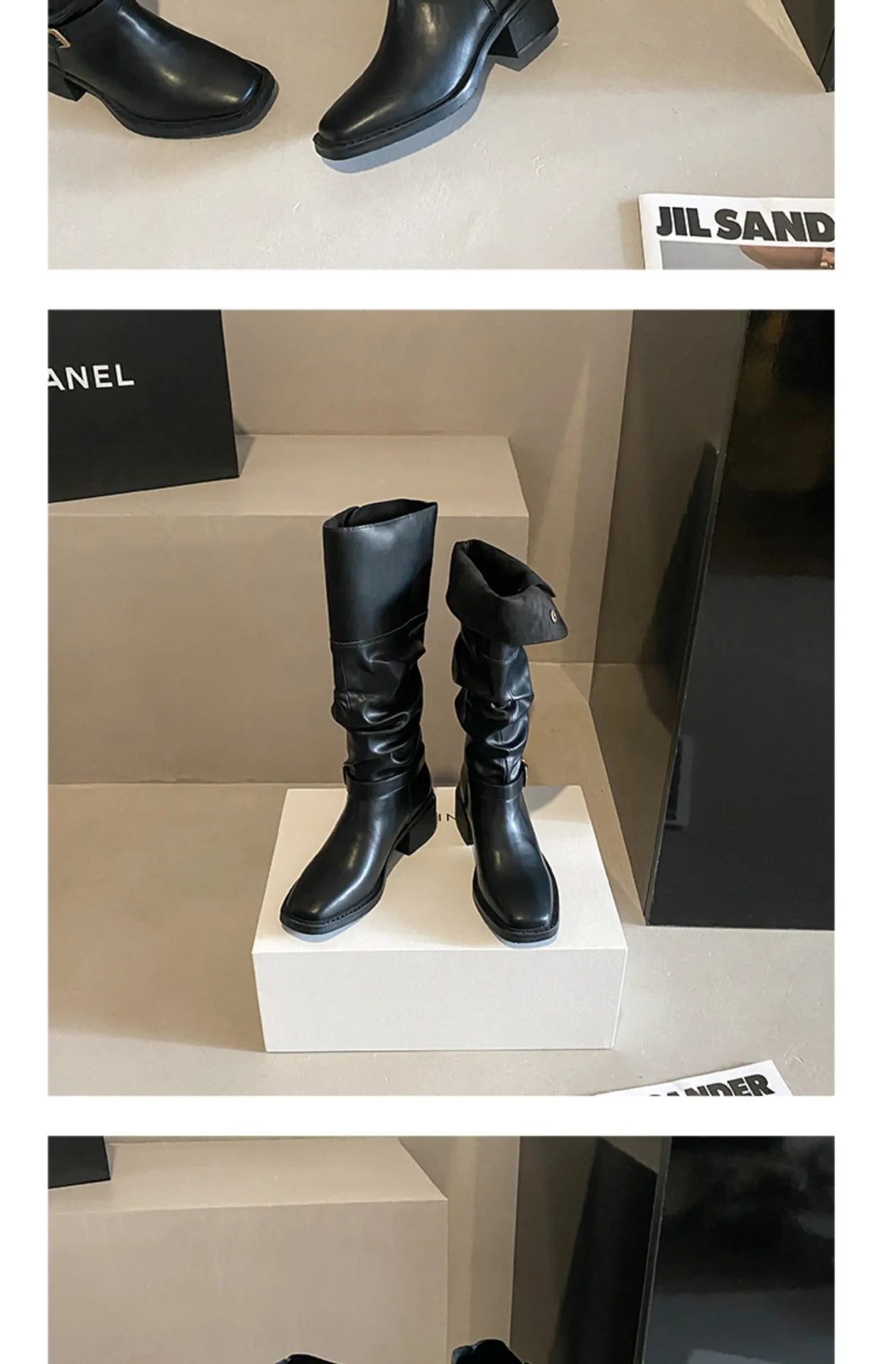 Classic Cowboy Knight Boots
