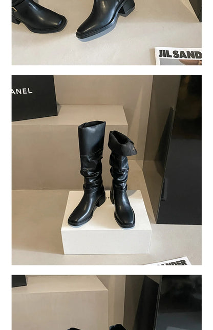 Classic Cowboy Knight Boots