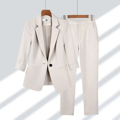 Women’s Two-Piece Slim Suit – Spring/Summer