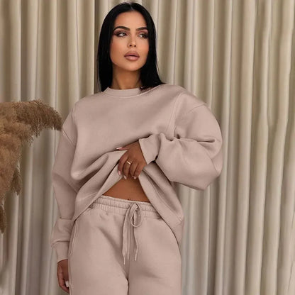 Loose Fit Women's Fashion Casual Bell Bottom Suit