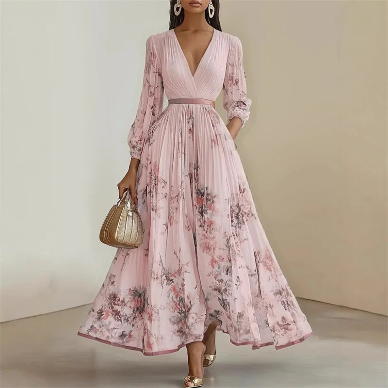 Bohemian inspired Floral Maxi Dress