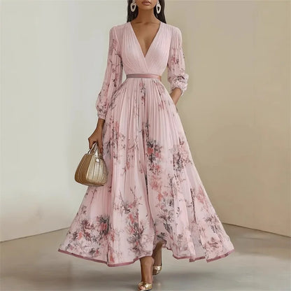 Bohemian inspired Floral Maxi Dress