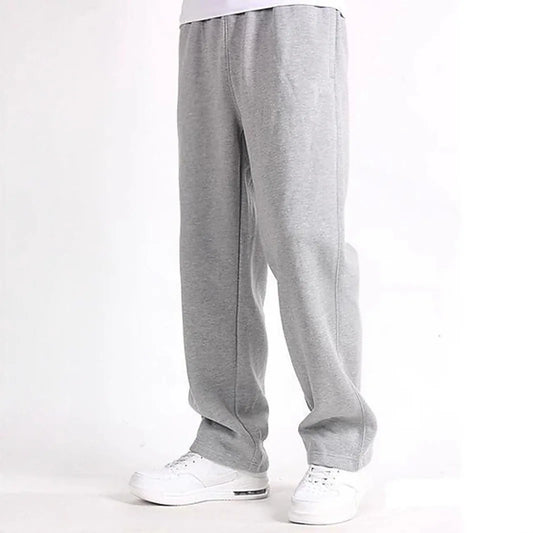 Relaxed Fit Open Hem Jogger I Grey