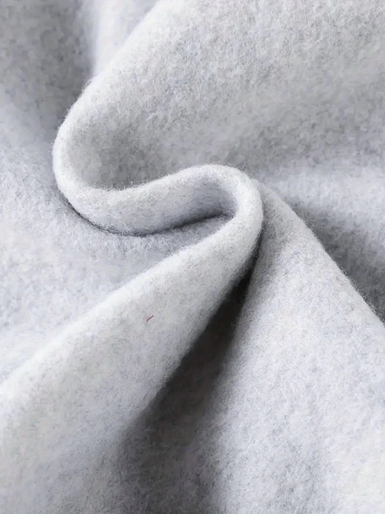 Zipper Bear Print Teddy Fleece Lined Sweatshirt