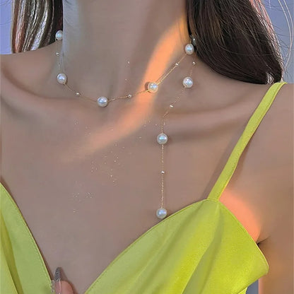 Stainless Steel Necklaces Black Exquisite Minimalist Square Pendant Choker Chains Fashion Necklace For Women Jewelry Party Gifts