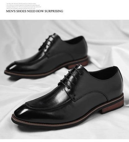 Designer Lace-Up Leather Shoes for Men