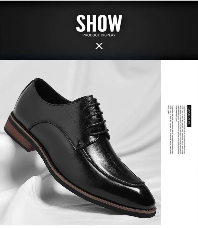 Designer Lace-Up Leather Shoes for Men