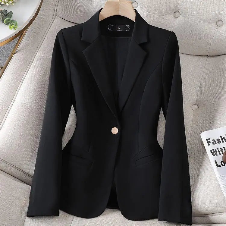 Versatile Spring Small Suit Jacket – Casual Ladies Blazer