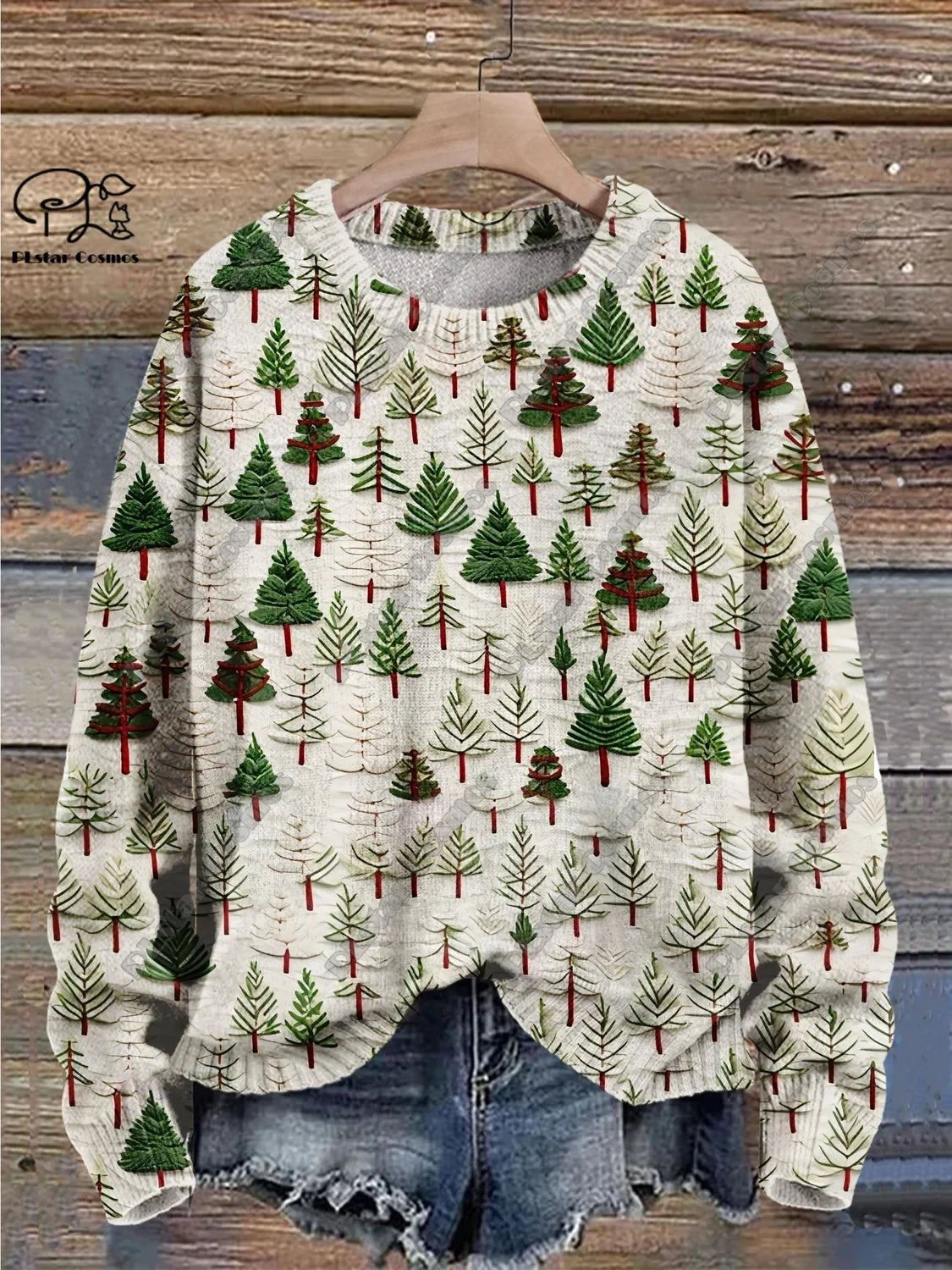 Santa & Snowflake Christmas Sweater